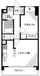 ノブレ浜田山の物件間取画像